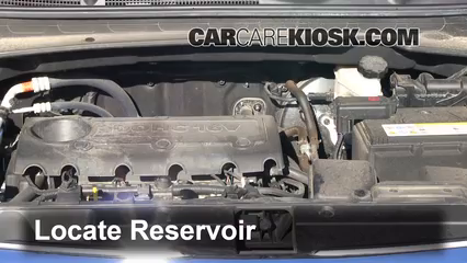 2012 Kia Sportage EX 2.4L 4 Cyl. Líquido limpiaparabrisas Agregar líquido